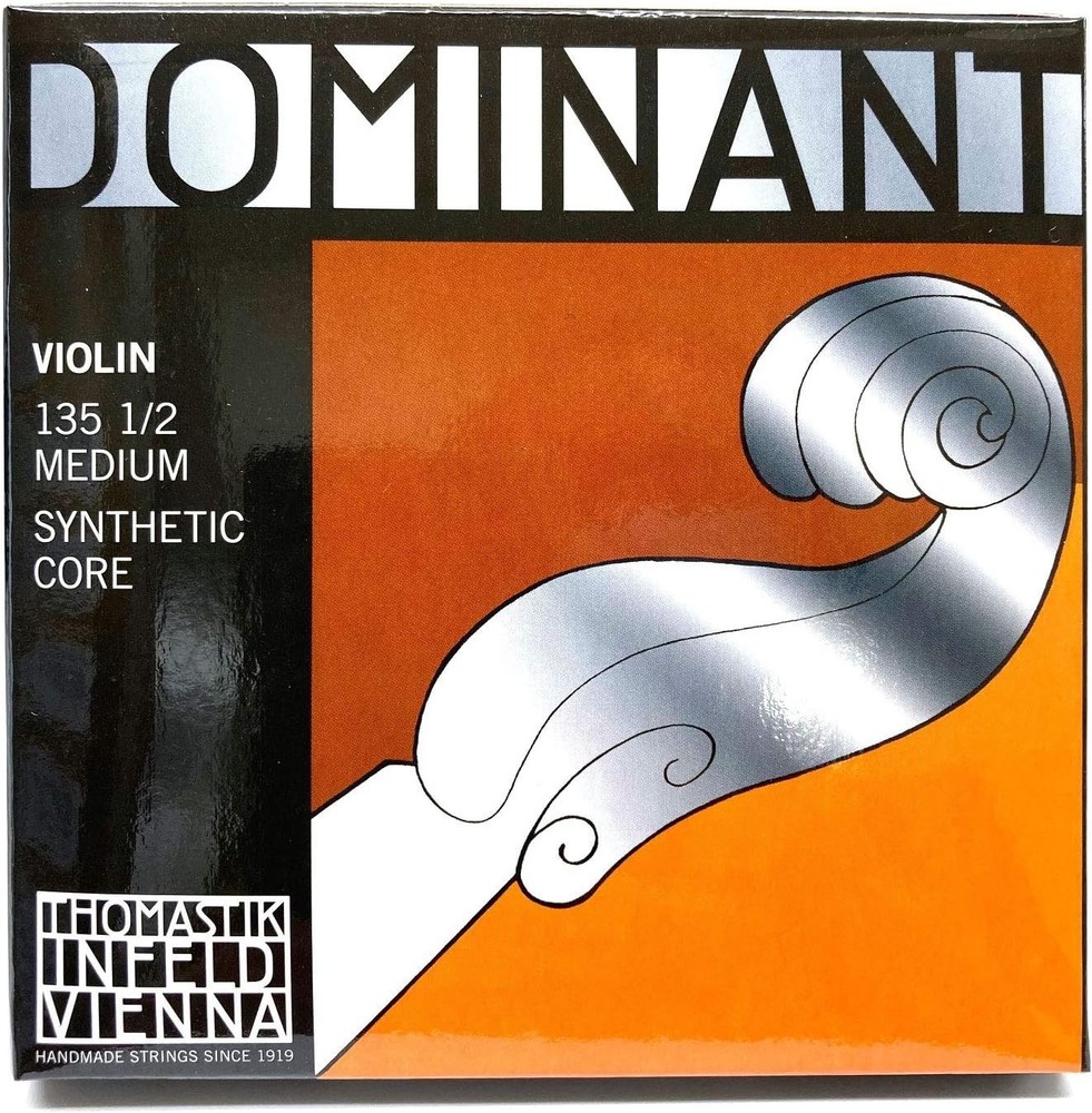 Thomastik Dominant Violin 135 1/2 Medium String Set - Synthetic Core