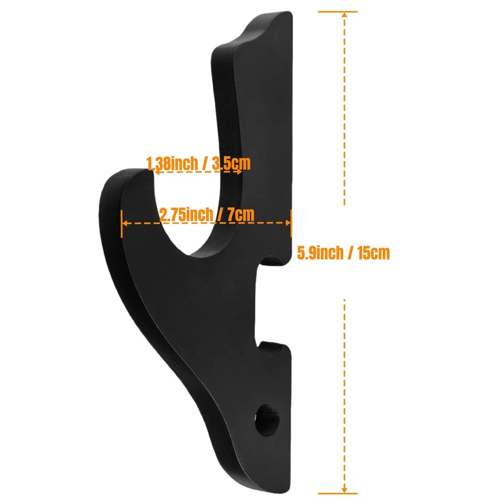 2/set Sword Hook Wall Mount Samurai Sword Hanger Display Holder Adjustable fo...