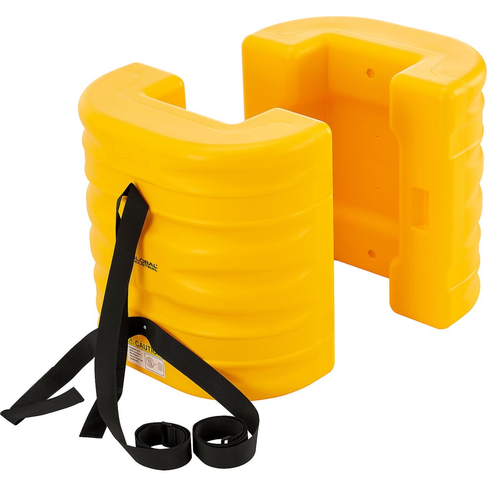 Global Industrial Column Protector 10" Opening 24"H Yellow