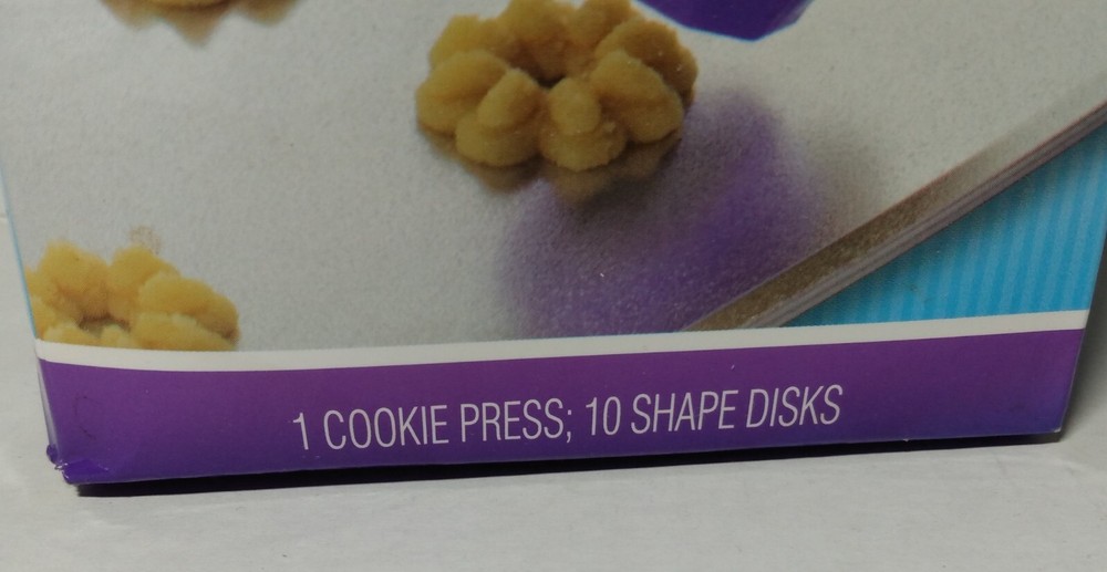 Spritz Design Cookie Press 10 Different Discs PLUS 7 Cookie Cutters