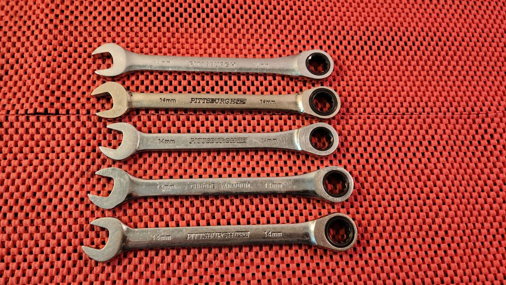 1 PITTSBURG 14mm RATCHETING COMBINATION WRENCH