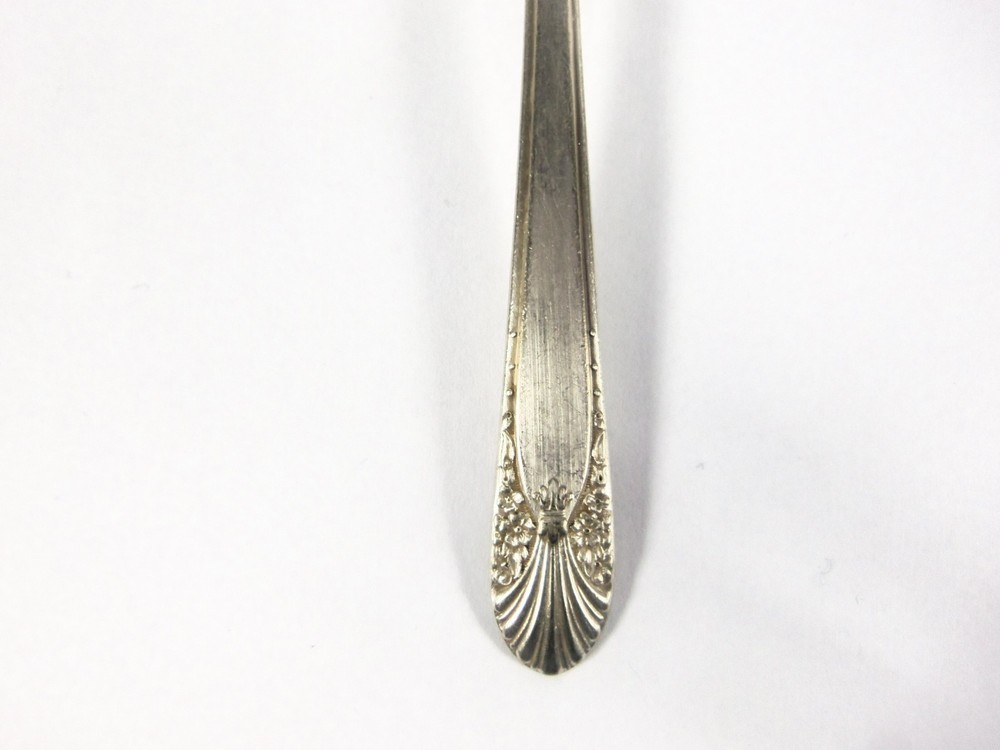 Marquette Silverplate Engraved Design Flatware Spoon