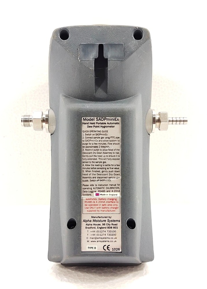 ALPHA MOISTURE SYSTEMS SADPMINIEX AUTOMATIC DEWPOINT HYGROMETER