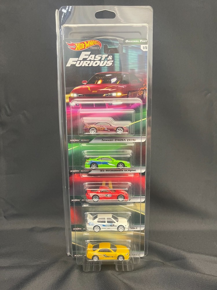 Diamond Protector 10 Individual Premium 5 Pack Diecast Case for Hot Wheels