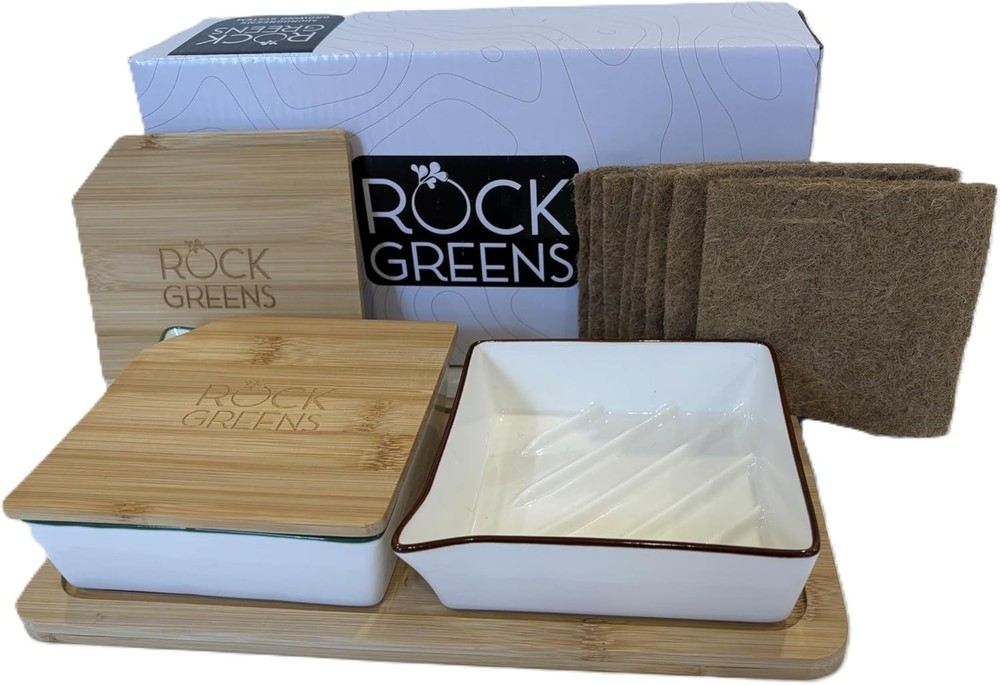 Microgreens Growing Kit. Easy-To-Use, Self-Watering. Includes Two Specially D...