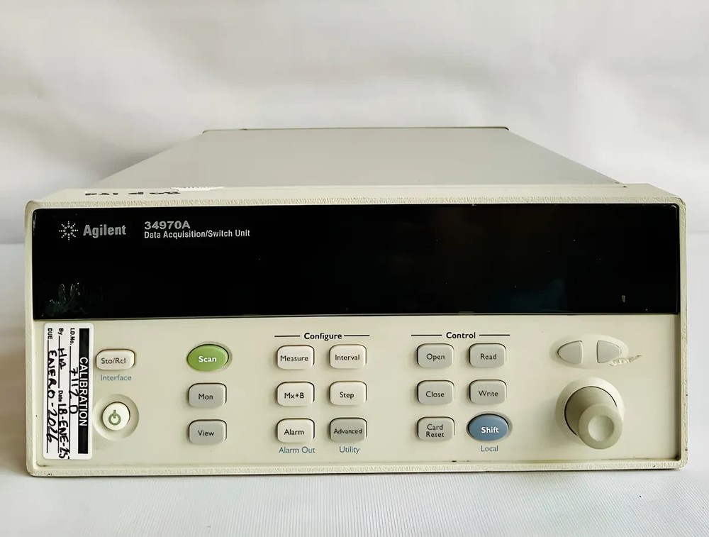 Agilent 34970A Data Acquisition / Switch Unit DAQ DMM Mainframe