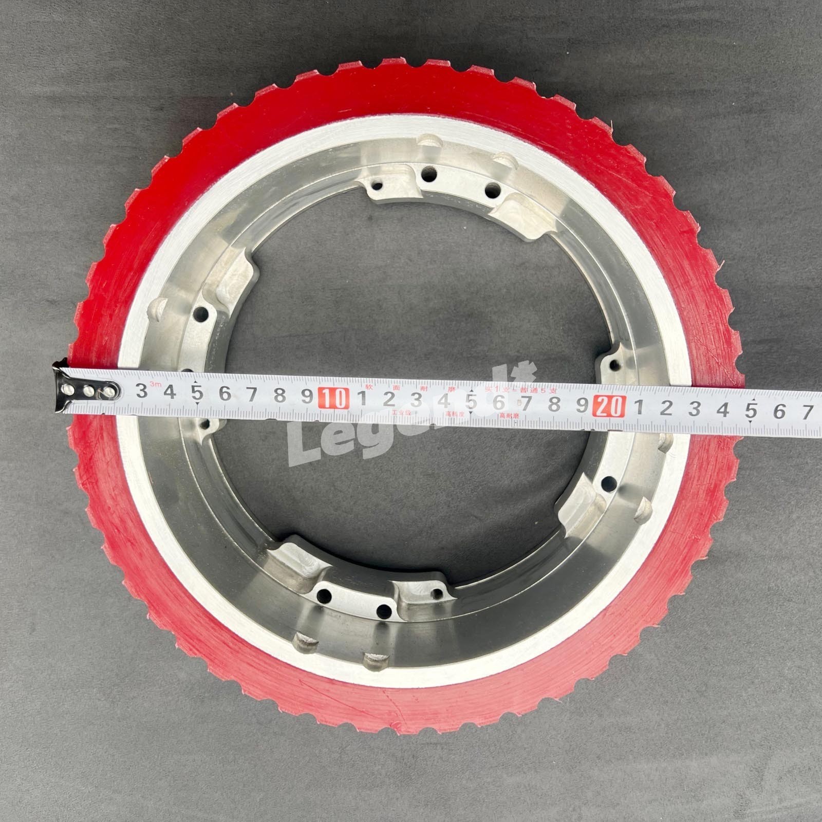 391259 Front Wheel for Tennant B10 EZ 6100 7080 7100 T7 Rider Sweeper Scrubber