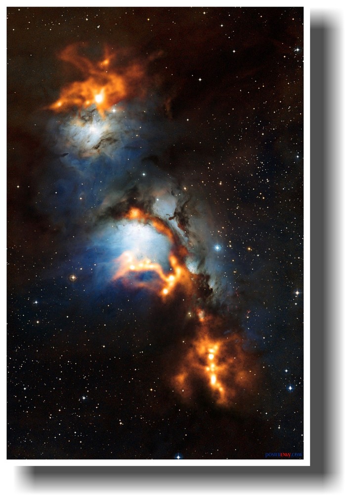 Interstellar Plasma Cloud in Space - Astronomy NEW SCIENCE POSTER
