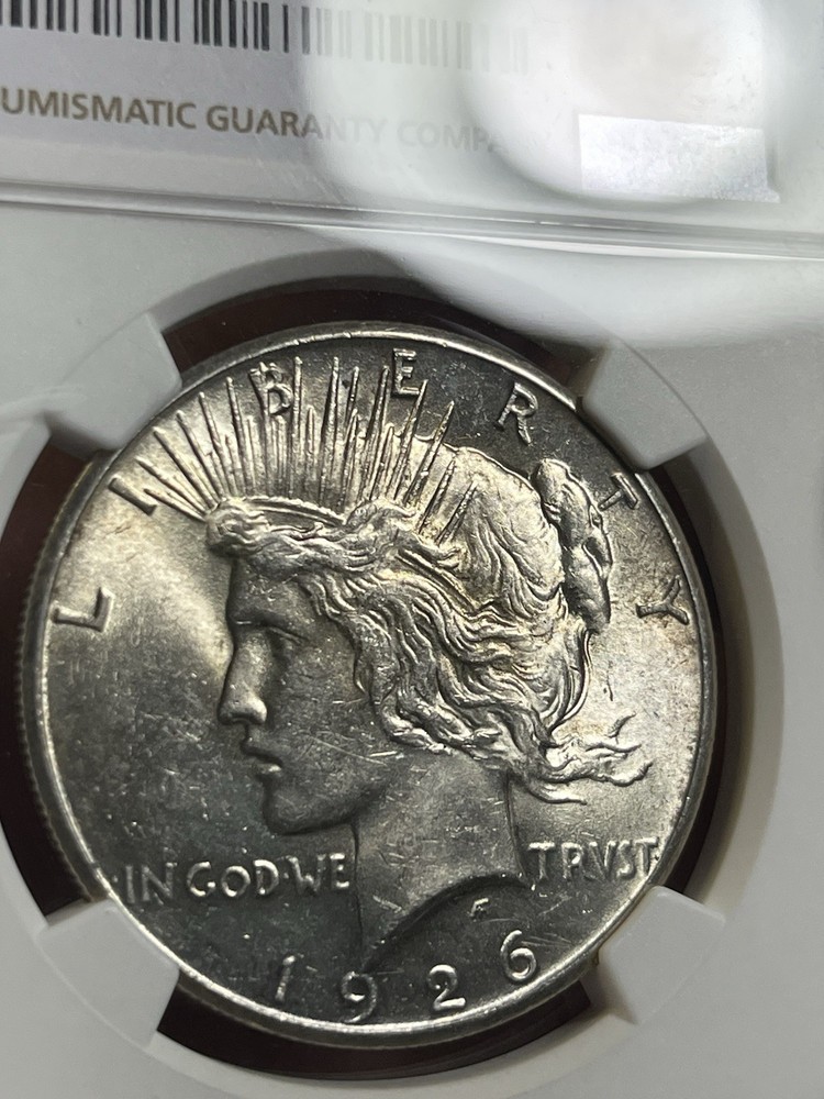 1926 PEACE DOLLAR NGC MS 61