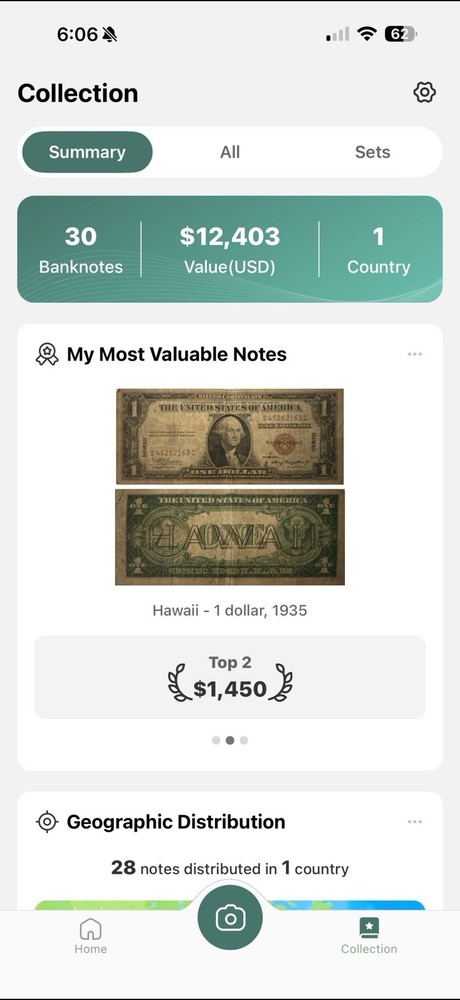 Rare Notes. Silver Certificates, Hawaii Etc