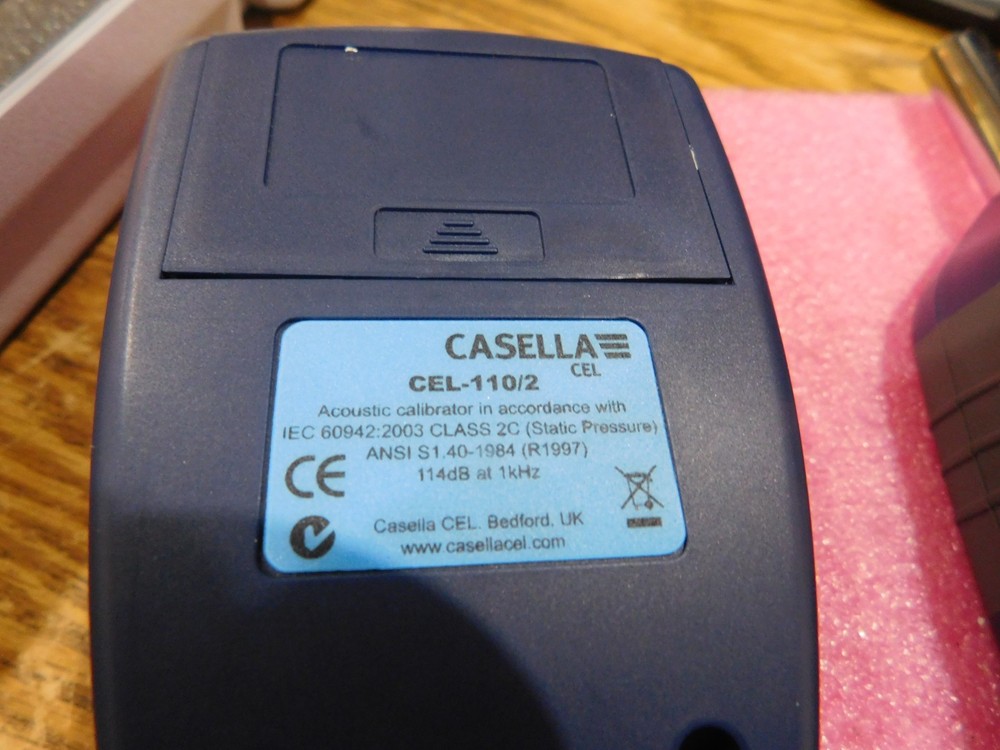 Casella Model: CEL-110/2 with Casella CEL-240 with Case