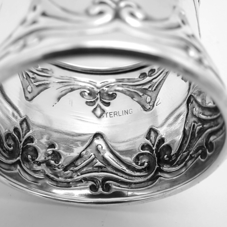 Napkin Ring Sterling Silver Mono FJ