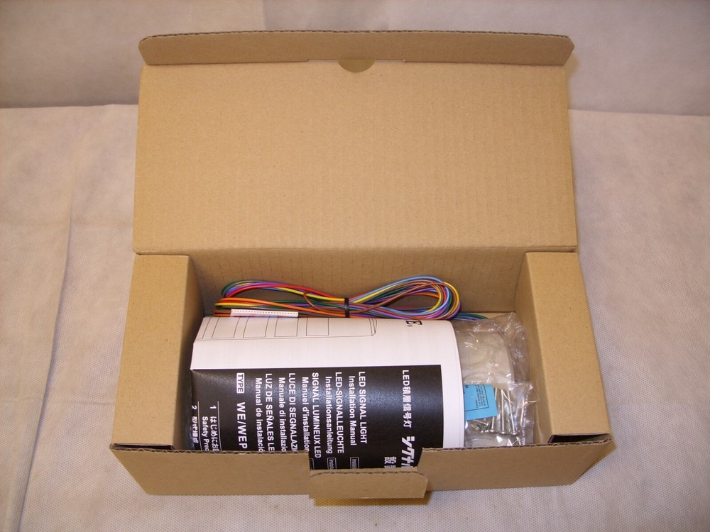 Patlite - Visual Warning Device Automation Light Stack WEP-302FB-RYG *NOS*