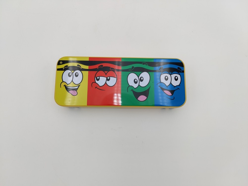 Crayola Tin Pencil Box/Storage Case 8"x3"