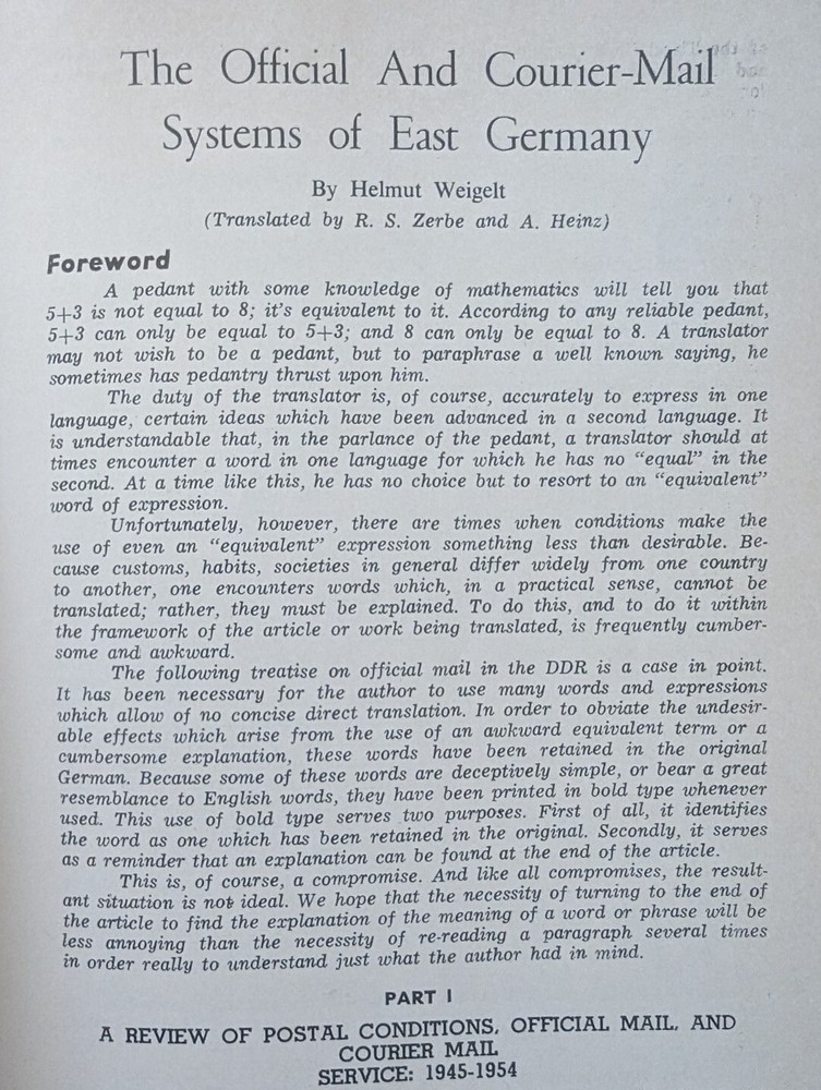 German Postal Specialist Mar 1967 Concentration Camp & Ghetto Mail System Nazis