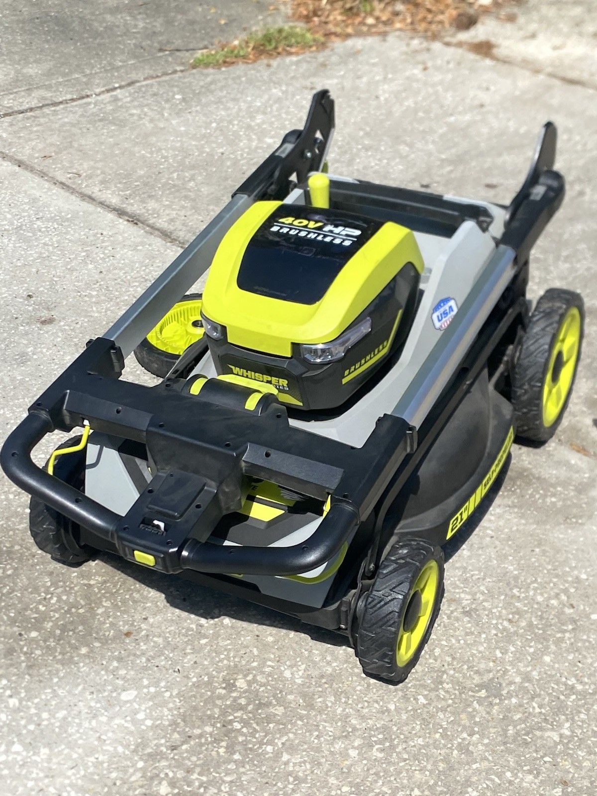 Ryobi RY401210 40V HP 21in Walk Behind Self-Propelled All Wheel Drive Mower