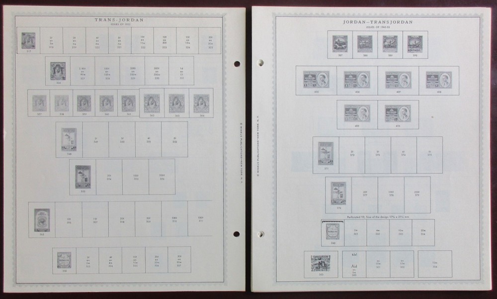 Jordan: Clean Set of Unused Minkus Supreme Global Pages to 1982