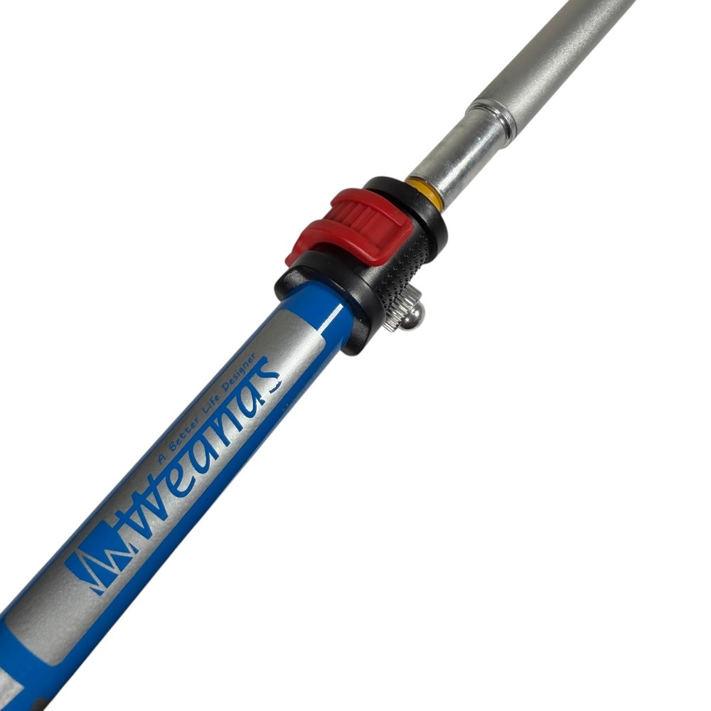 Weanas Silver Blue 1Pc Ultralight Adjustable Folding Collapsible Trekking Pole