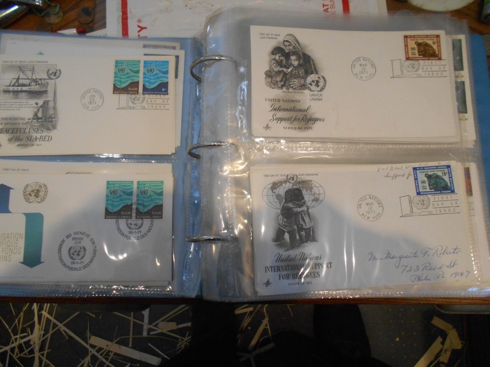 united nations first day covers 1970-80