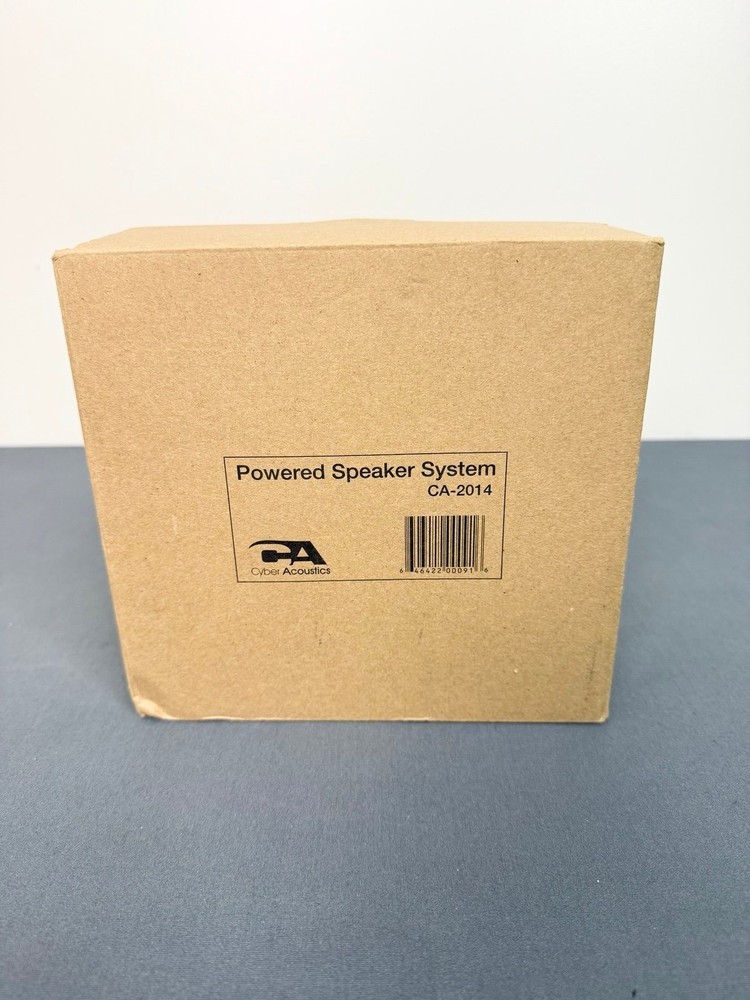 Cyber Acoustics CA-2014RB 2.0 Speaker System NEW