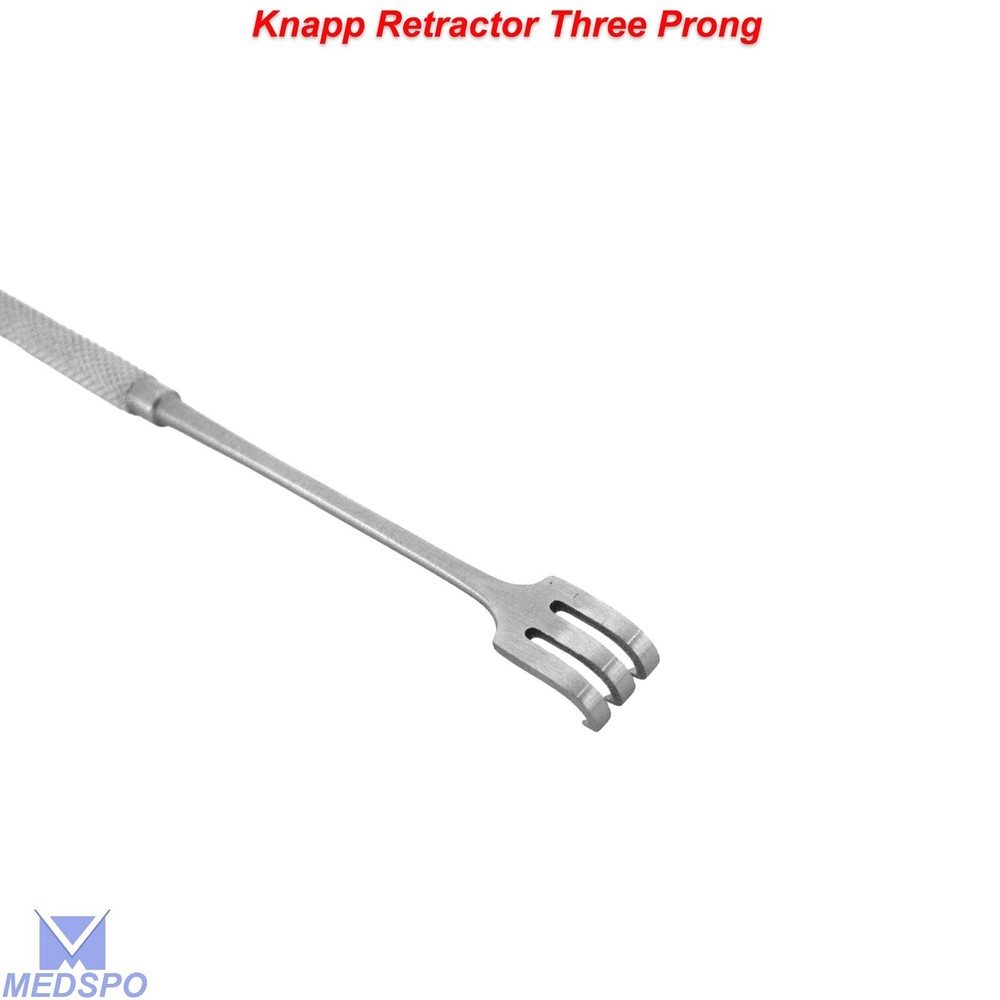 Knapp Retractor Hook Shape Three Prong Ophthalmic Surgery Surgical Instruments