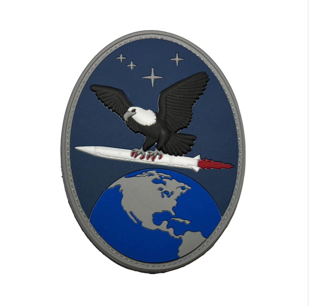 GENUINE U.S. SPACE FORCE PVC PATCH 2ND SPACE WARNING SQUADRON WITH HOOK