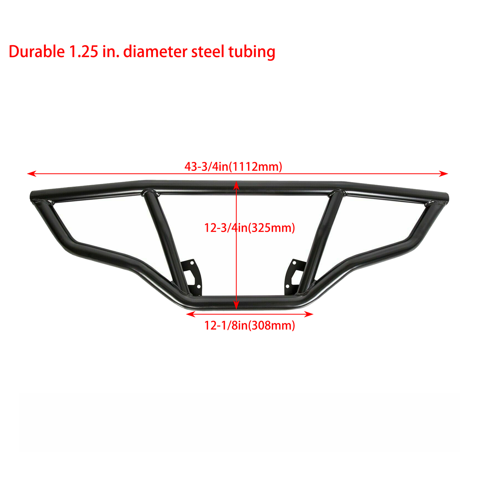 Rear Brush Guard Bumper for 2014-20 Polaris Sportsman 450 570 & ETX Brushguards