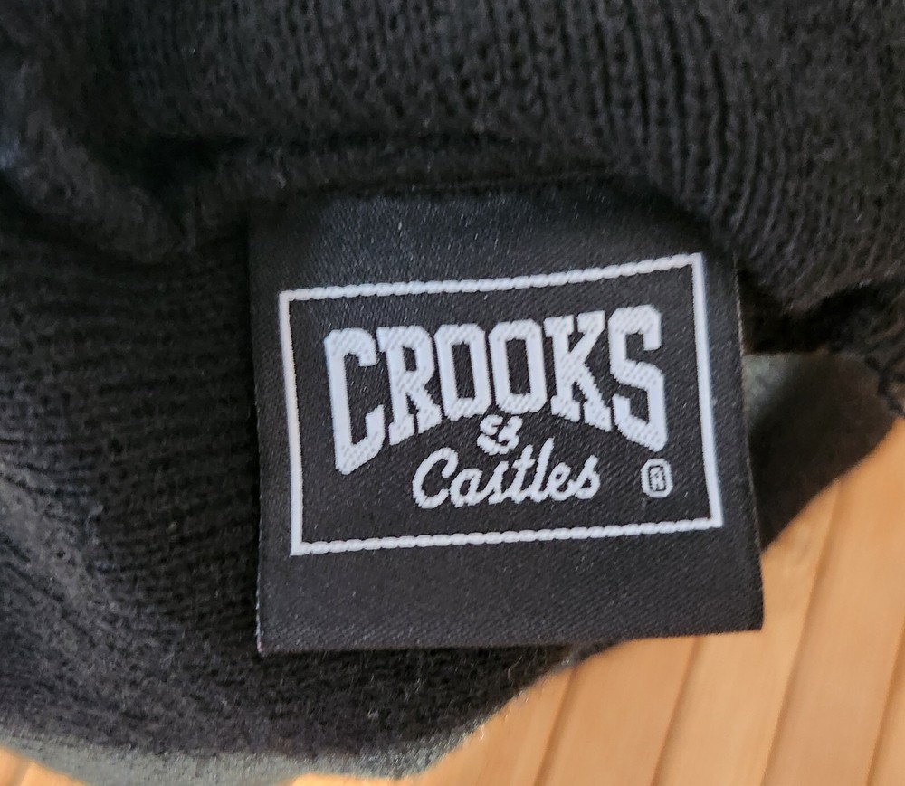 Crooks & Castles Beanie, Black Colour, One Size, GC