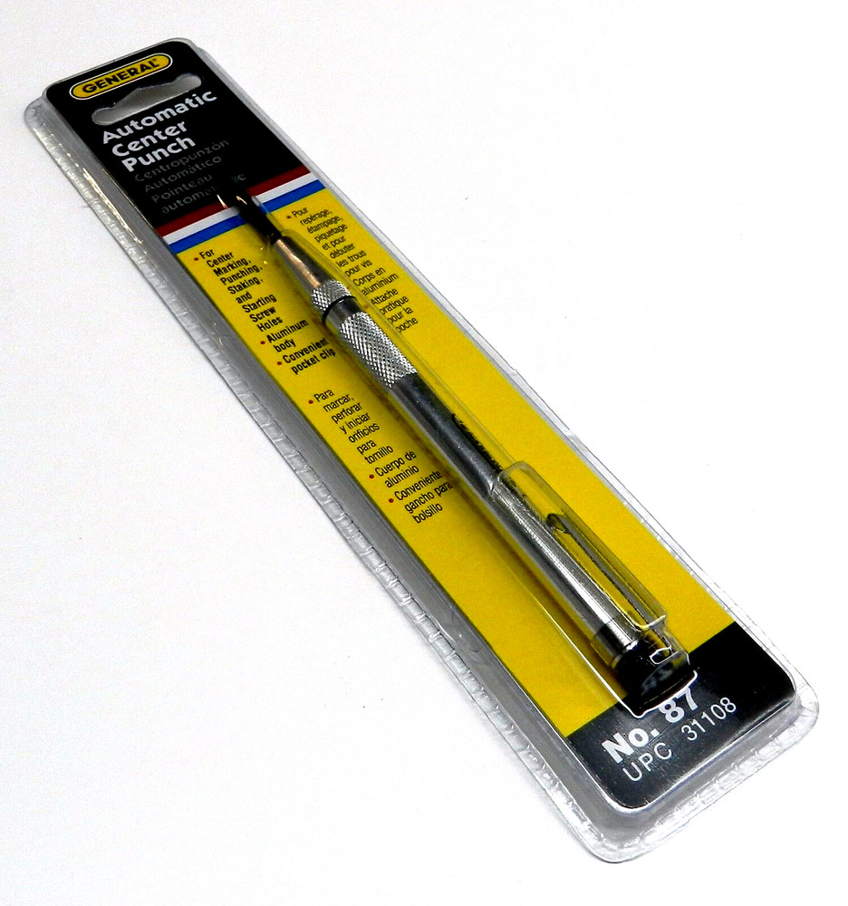 Pocket Automatic Center Punch General Tool # 87 Marking Punch Machinist Tools