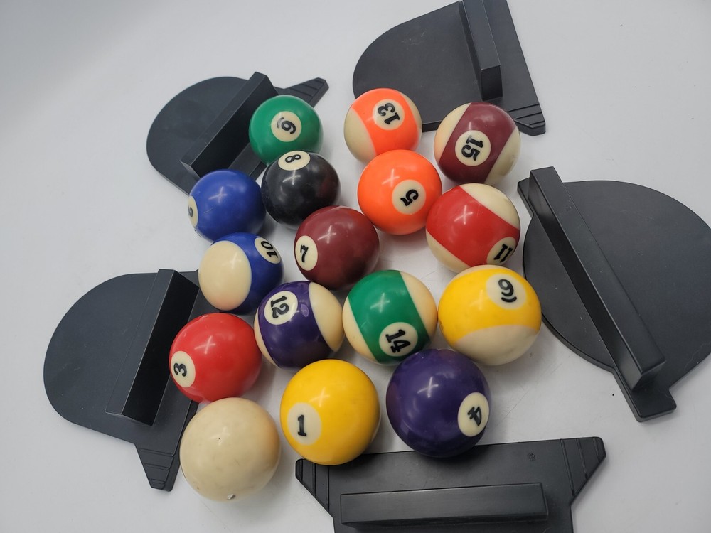Pool Ball Billiard Set 16 Balls and Corner Covers