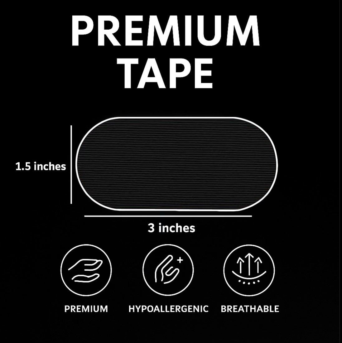 Arivara 60 Pcs Mouth Patch Tape Strip Advanced Gentle for Improved Breathing