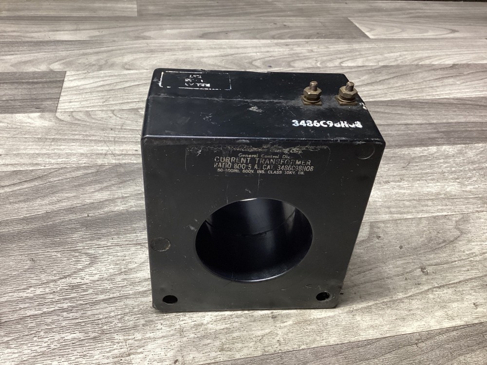 GENERAL CONTROL 800:5 RATIO CURRENT TRANSFORMER #127C101PR4*SI