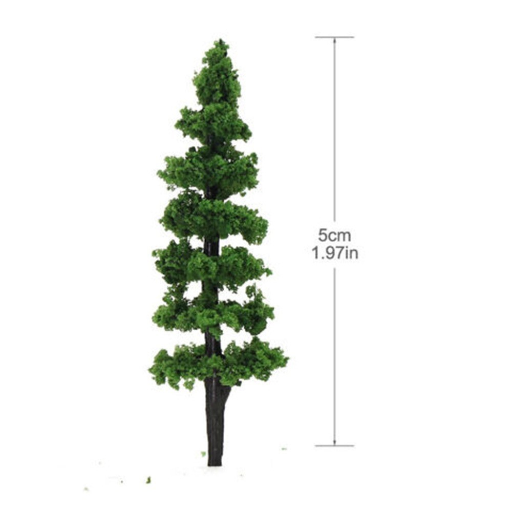Model Tree Tower Trees 100pcs 50mm Accessories Decoration Model Railway