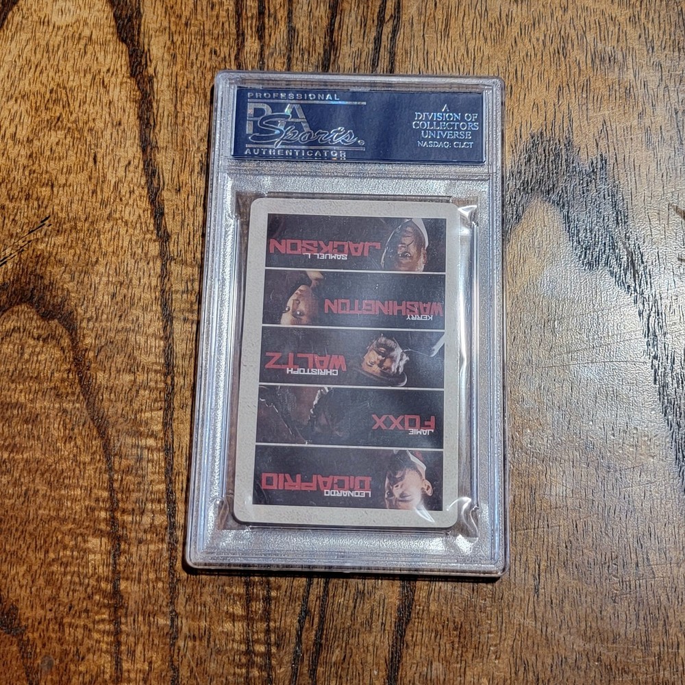 Dennis Christopher Signed Django Unchained Card PSA DNA Auto Encapsulated