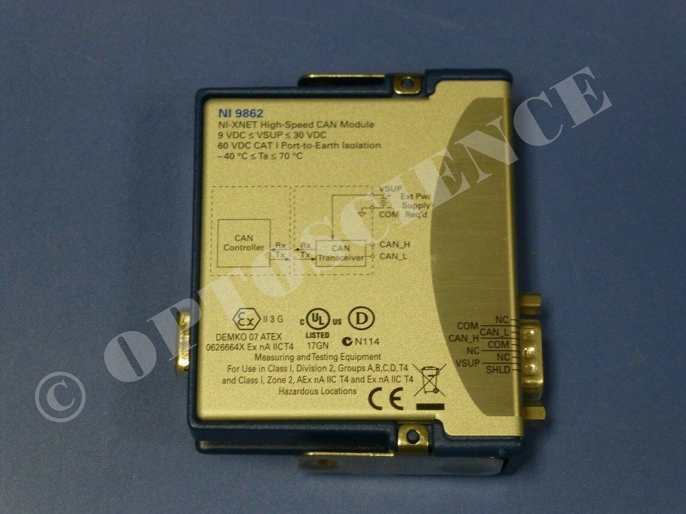 National Instruments NI 9862 NI-XNET cDAQ CAN Interface Module