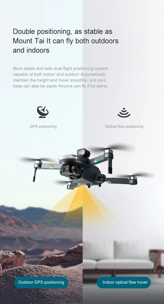 ISPEKTRUM RG101 Pro Drone 8K Camera 2-Axis Gimbal 360 Obstacle Avoidance