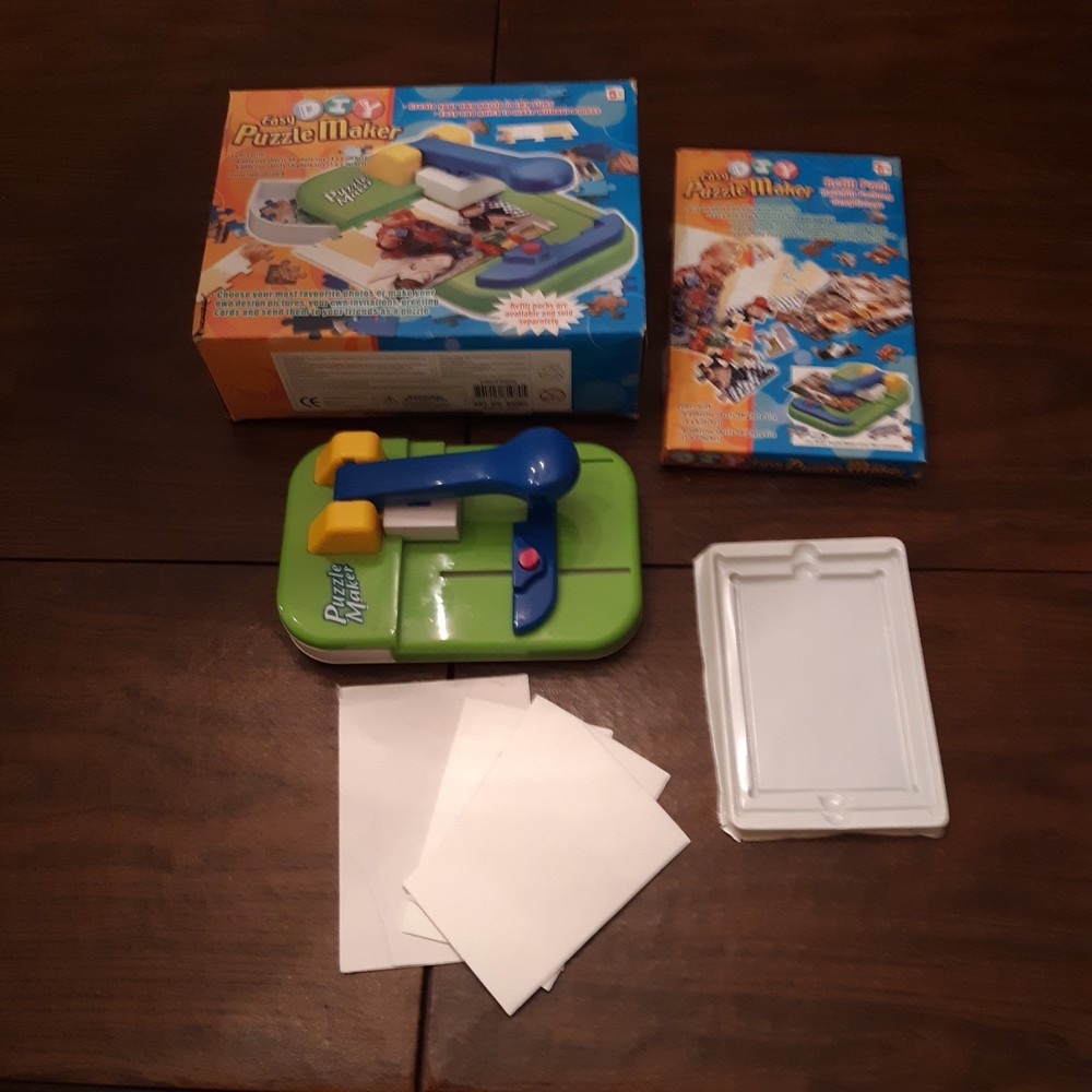Easy DIY Puzzle Maker Photo + 1 Refill Pack