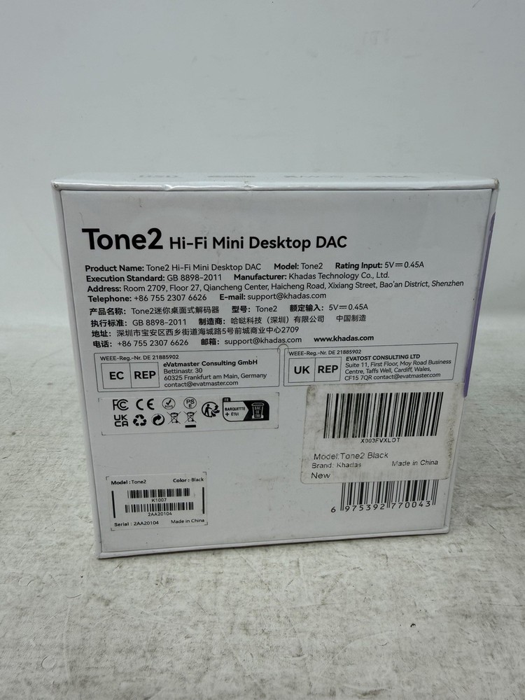 Khadas Tone2 Mini HiFi DAC - Factory Sealed
