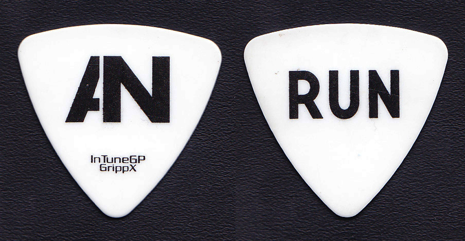 Awolnation Marc Walloch White Bass Guitar Pick - 2016 Rage Tour