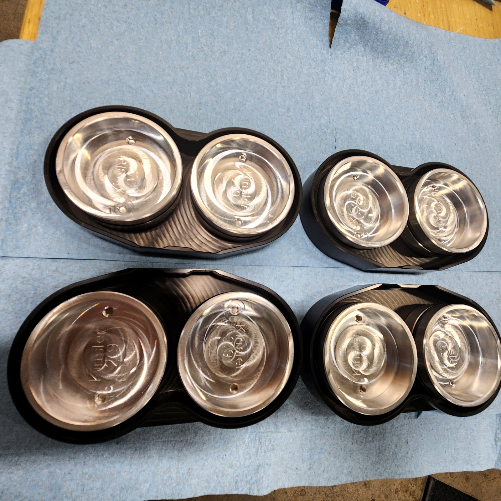 Sprint Car Kinsler 2.9" injection billet alum. wash plug kit - new product