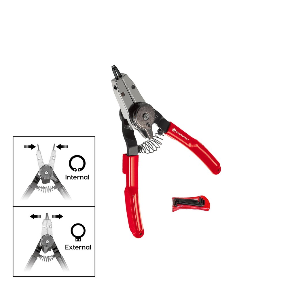 Powerbuilt 2 Pc. 16" / 7" Snap-Ring Piston Ring Pliers Set - 240178