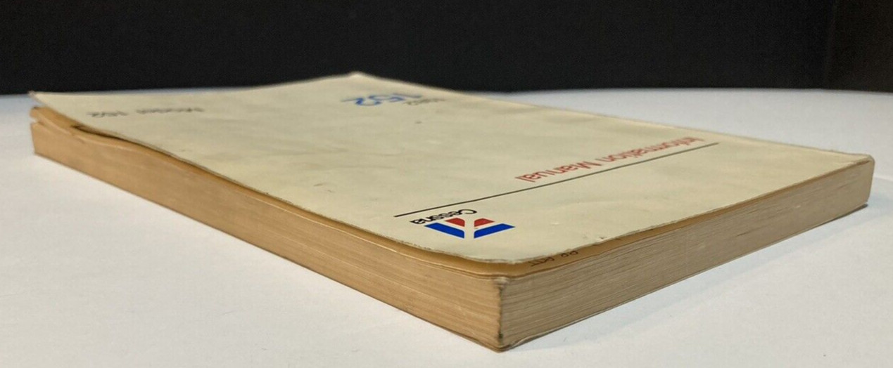 Cessna 1982 Model 152 Information Manual