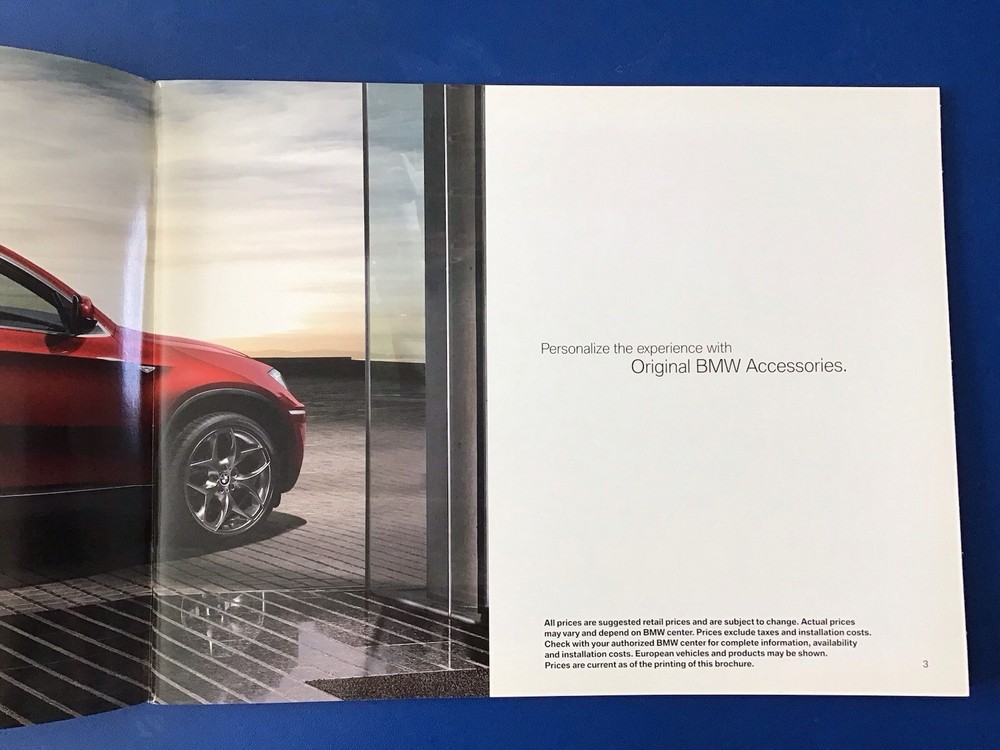 BMW X6 E71 Accessory Brochure 2008