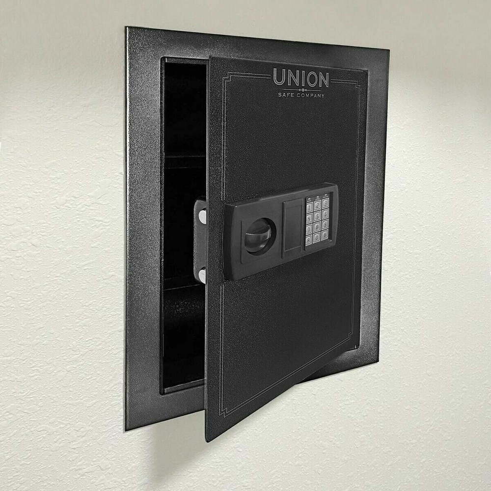 Safe Digital Wall Mounted Gun Security System Dual Lock Box Home Safe Security