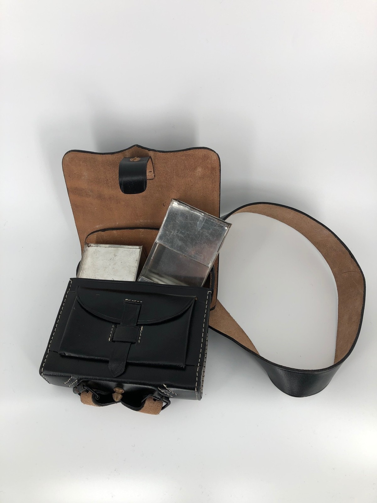 Black Leather Cartridge Box Sling