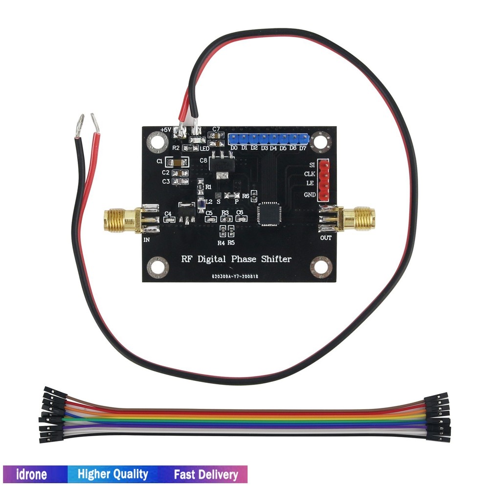 1-2.2GHz RF Digital Phase Shifter Microwave Broadband Phase Shift Module 8Bit