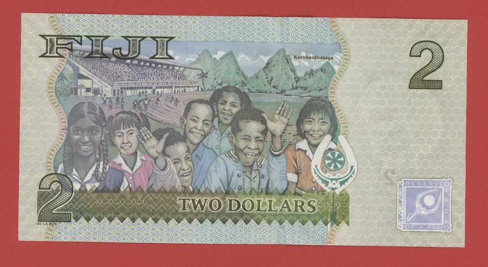 FIJI 2 DOLLARS ( 2012 ) PICK # 109b UNC.