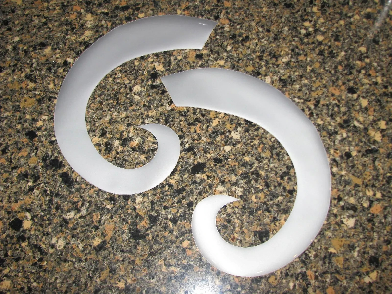 RAMS Horns Football Helmet Decals FULL Size 3M 20MIL VARIOUS COLORS