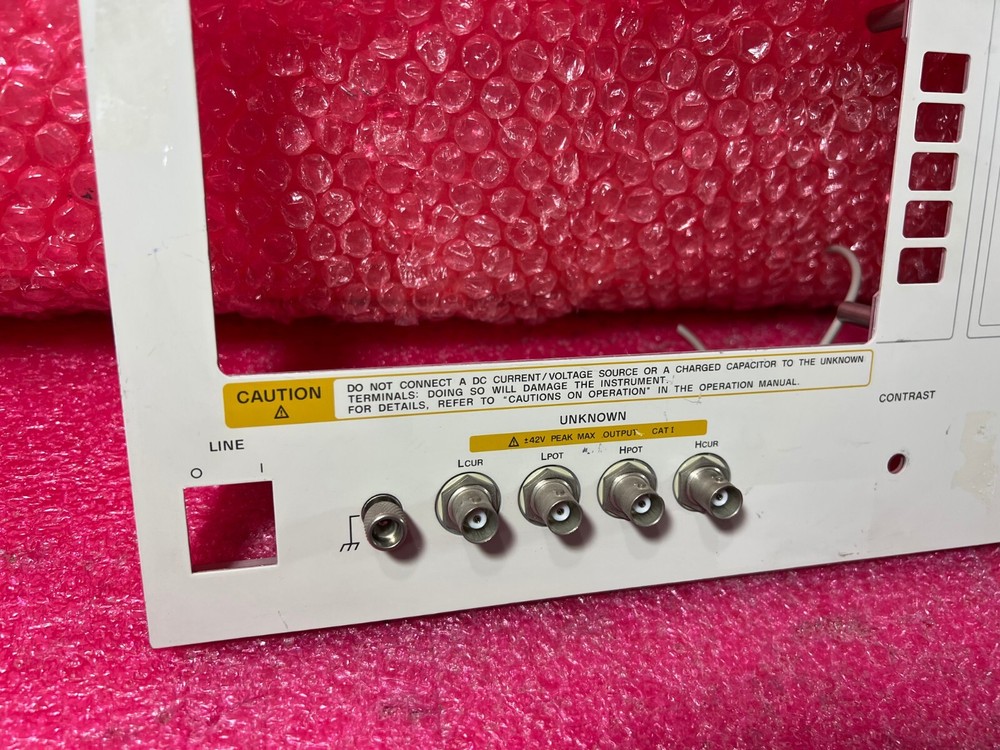 HP Agilent Keysight 4284A Precision LCR Meter ''Panel only''