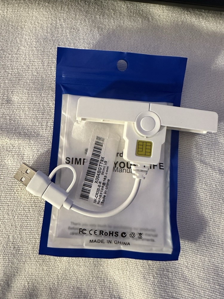 CAC Reader 2in1 TypeC Dual Connector DOD Military USB Common Access CAC